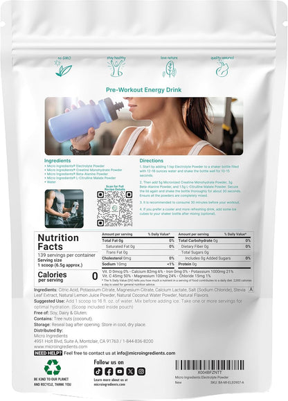 139 servings per 2 lb pouch, smooth-mixing powder format