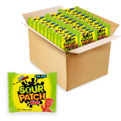 140-count bulk box of individually wrapped soft and chewy gummy snack packs