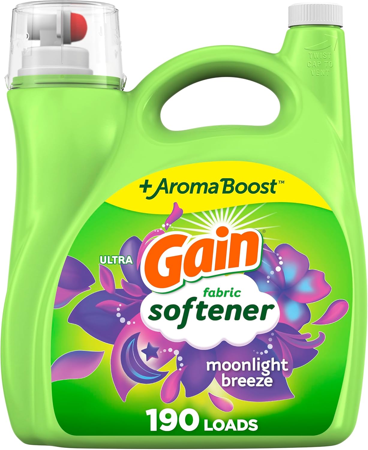 140 fl oz bottle providing up to 190 loads (or 35 fl oz in a pack of 4, or 140 fl oz in a pack of 2 across the product line)