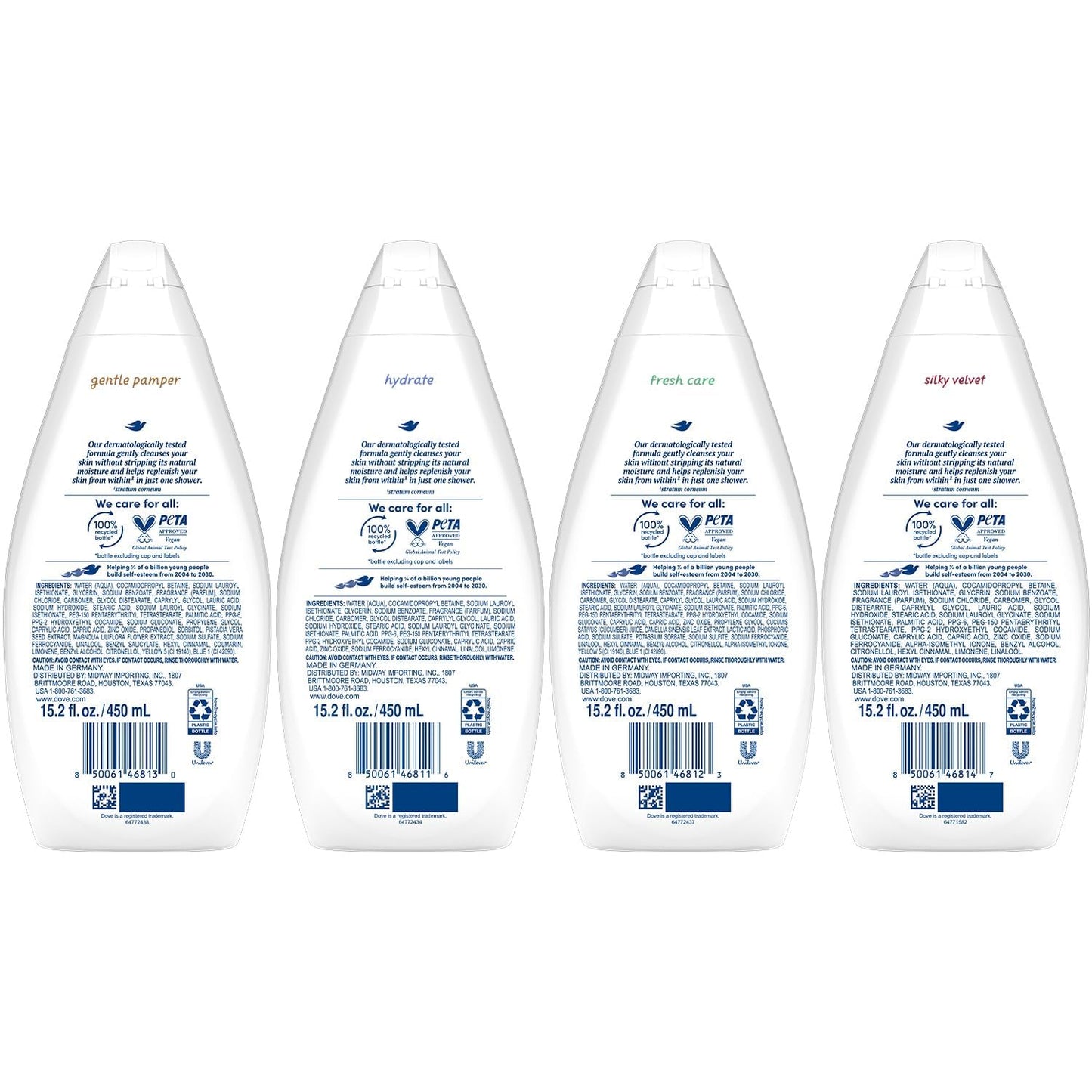 15.2 oz squeeze bottles with easy-grip format