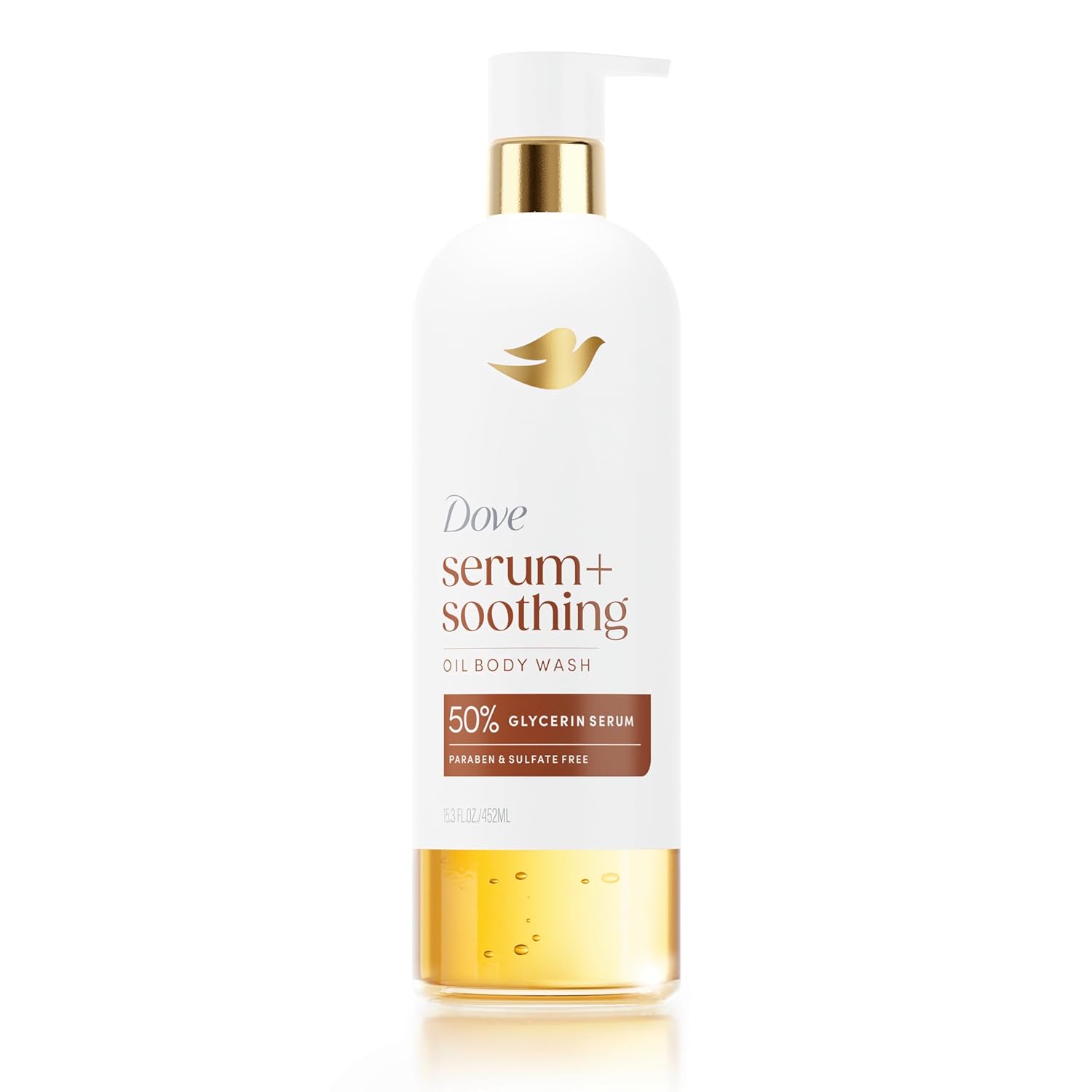15.3 fl oz bottle suitable for all skin types including dry skin