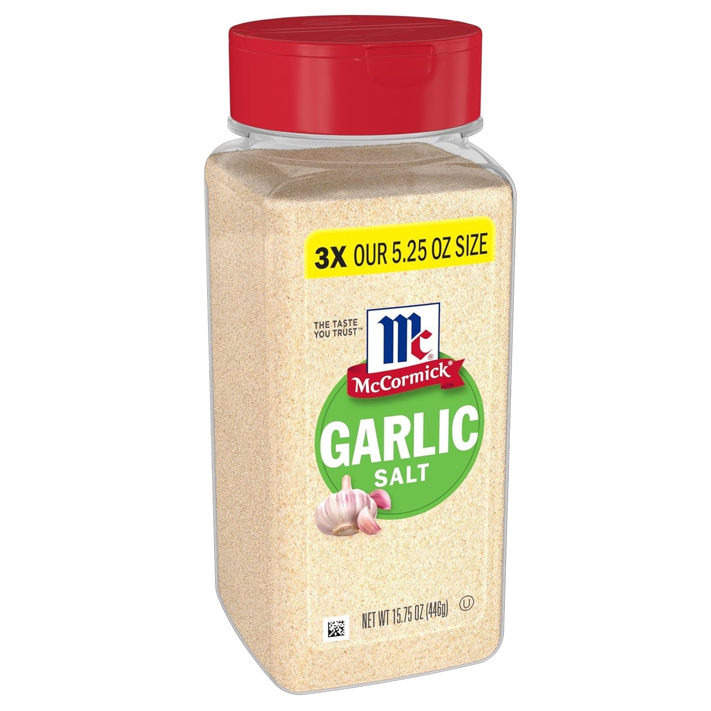 15.75 oz bulk container (3x the 5.25 oz size) available in single or 6-pack