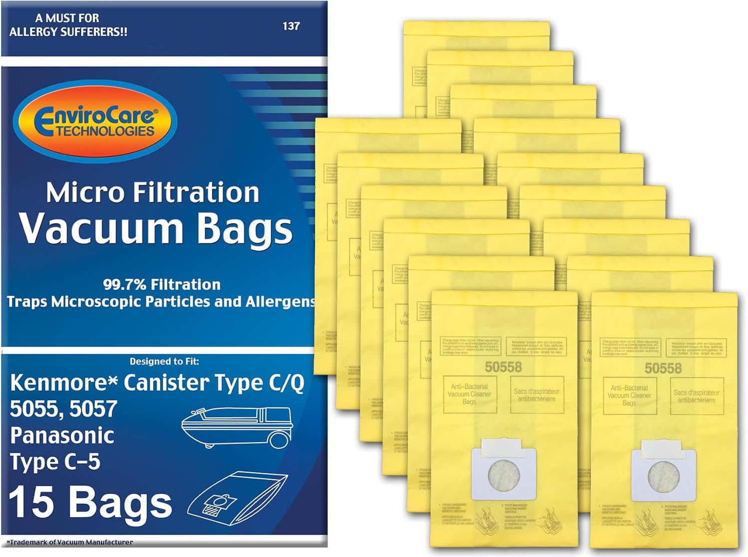 15-bag bulk value pack configuration