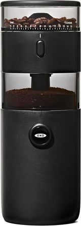 OXO Brew Compact Conical Burr Coffee Grinder – Slim 4-Inch Footprint for Minimalist Kitchen Counters, Espresso to French Press