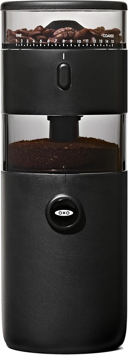 15 grind settings plus 29 micro-adjustments for fine-to-coarse precision