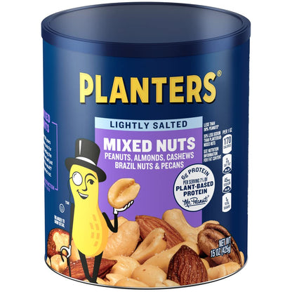 15 oz resealable canister for repeated snacking and freshness