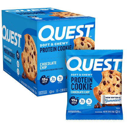 15g of protein per cookie from milk protein isolate and whey protein isolate blend
