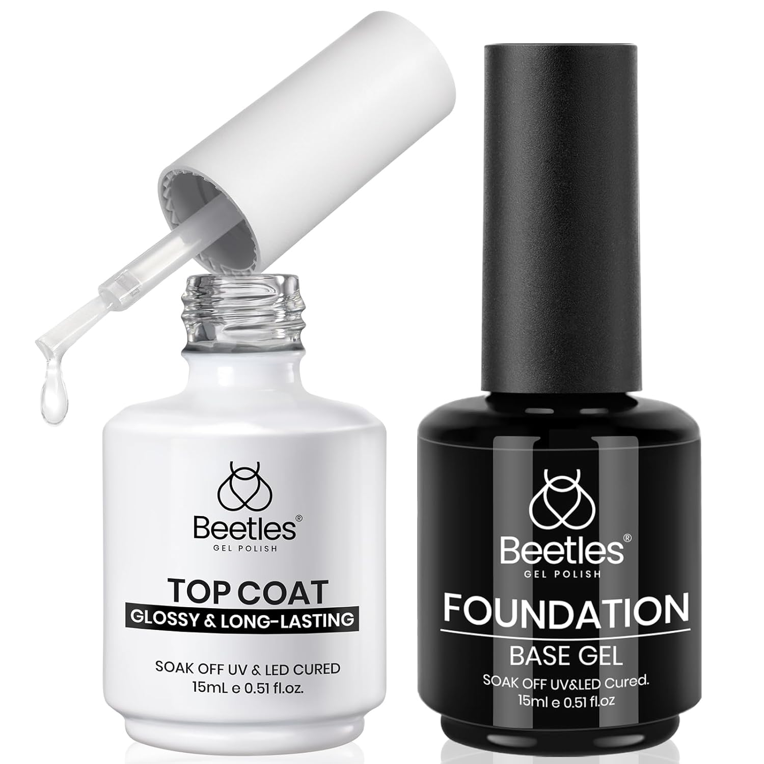 15ml no-wipe super shiny gel top coat with upgraded scratch and abrasion resistance