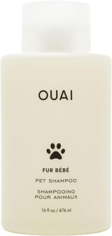 OUAI Fur Bébé Pet Shampoo - Prestige Spa-Grade Cleanser for Pampered Cats and Dogs, Mercer Street Signature Scent (16 Fl oz)