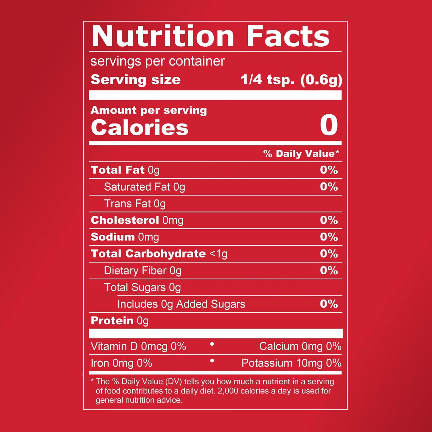 16 oz shaker-size container with a smaller 6 oz option for compact pantries