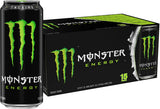 Monster Energy Green Original 16oz 15-Pack – Late-Night Home Office Focus Drink for Work and Study