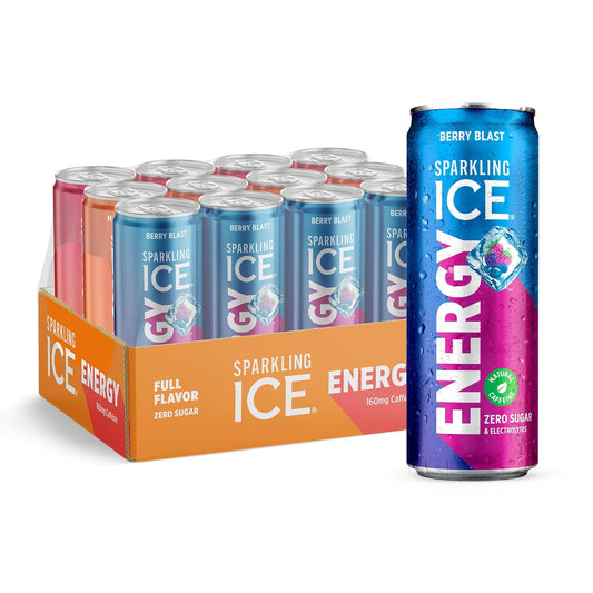 160mg natural caffeine per 12 fl oz can (2x the brand's standard caffeine line)