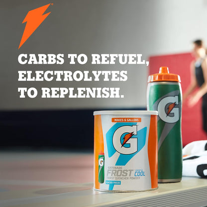 160mg sodium and 45mg potassium electrolyte profile matching original gatorade thirst quencher