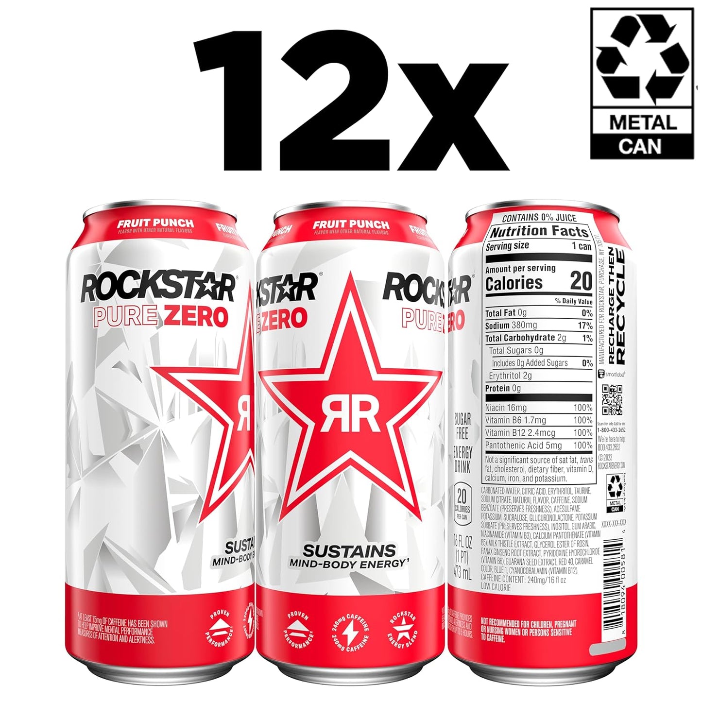 16oz large-format can size for extended energy without re-dosing