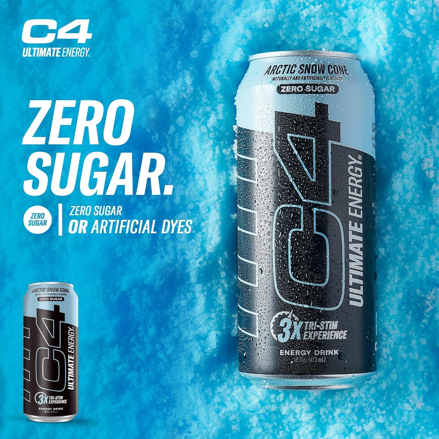 16oz single-serve can format sold in packs of 12 or 24 for value stocking