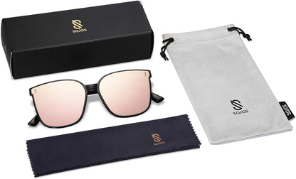 17 color/frame combinations including mirrored, gradient, and classic tortoise options