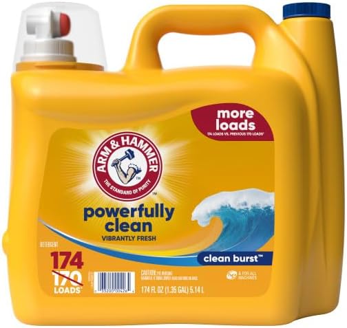 174 fl oz concentrated liquid formula yielding 174 loads per bottle