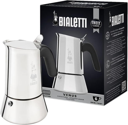 18/10 polished stainless steel construction with induction-compatible base