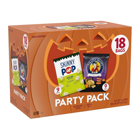 18-count multipack format (also available in 12-count halloween and 15-count sweet & salty variants)