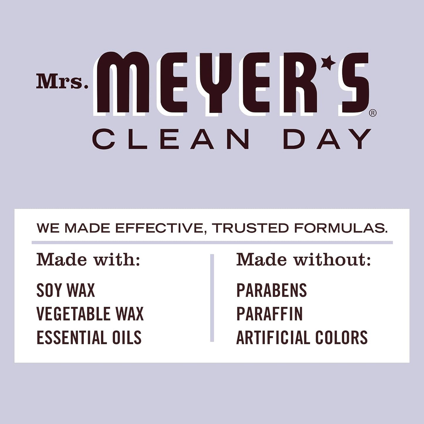 18 variants spanning scents (lavender, basil, peony, honeysuckle, moonflower, mint, seasonal scents) and sizes (4.9 oz, 7.2 oz, 14 oz)