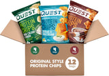 Quest Nutrition Protein Chips Variety Pack – Self-Care Snack for Low-Carb Wellness Routines, 1.1 oz Single-Serve Bags