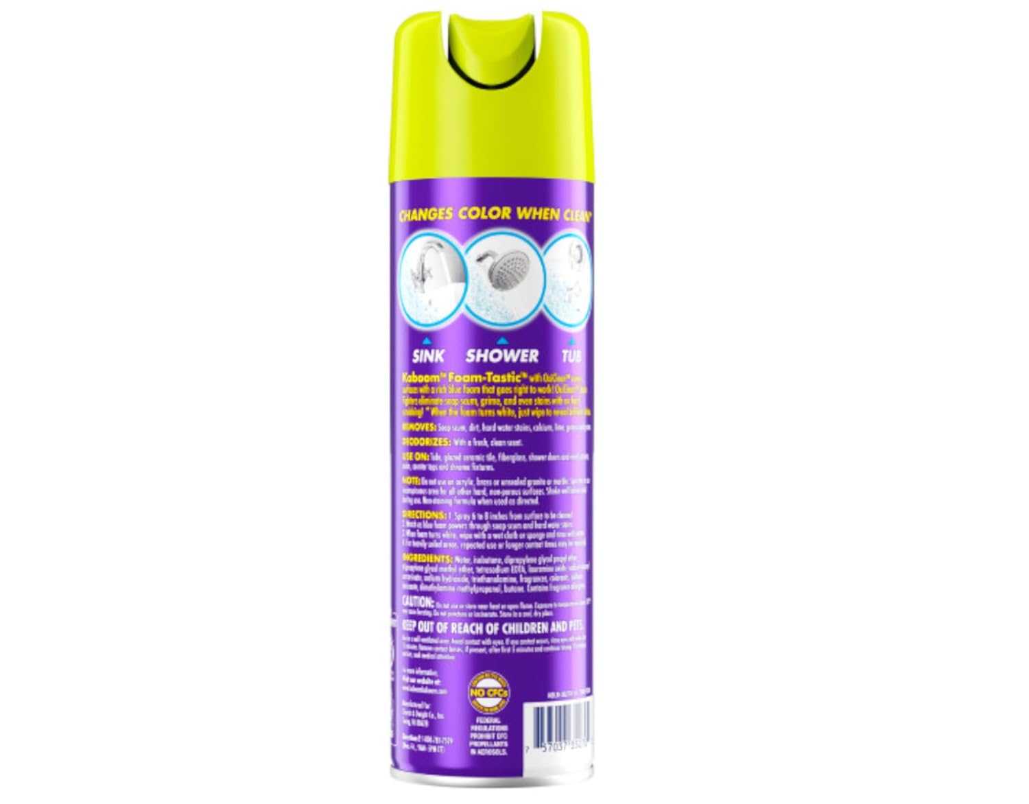 19 oz can size suited to multiple cleaning sessions
