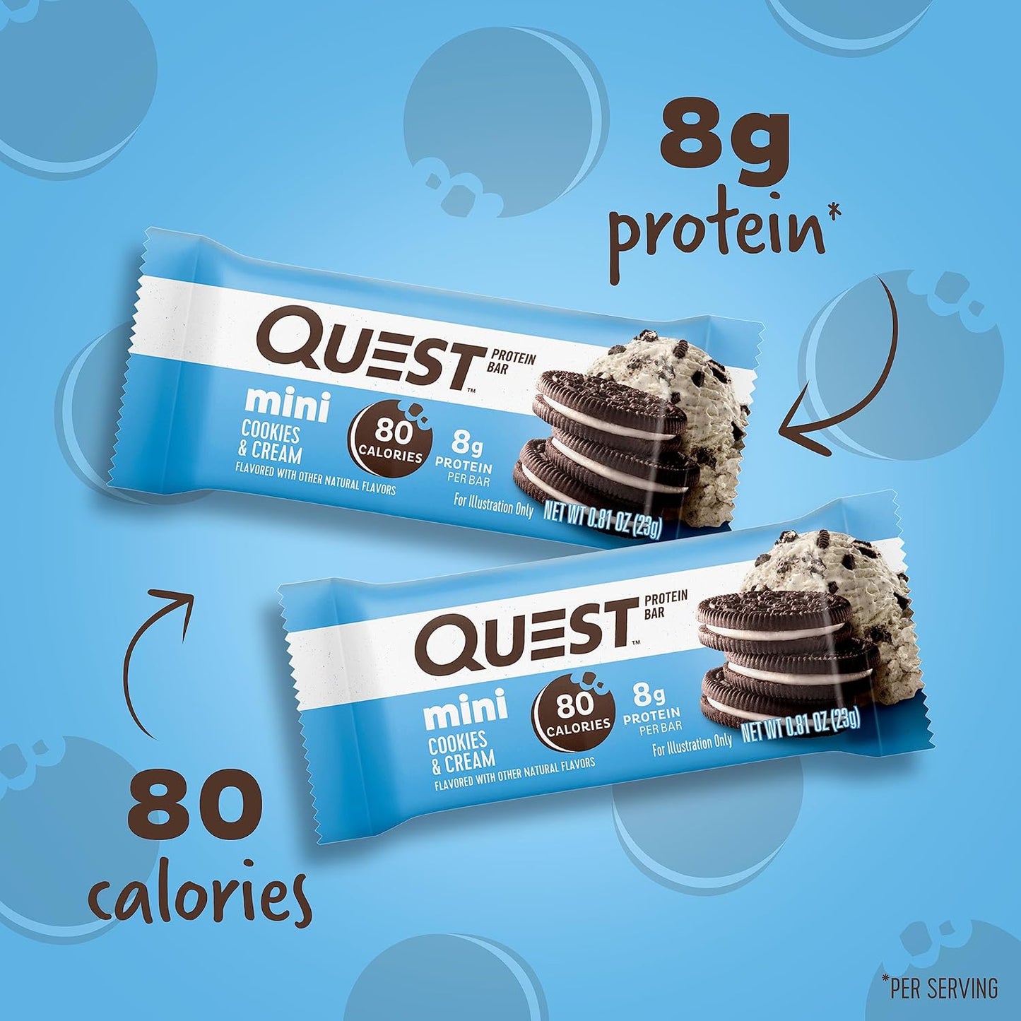 1g or less of sugar per serving