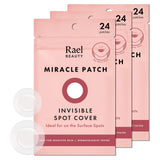 Rael Miracle Spot Cover – Clean Vanity Pick for Bathroom Counter, Ultra-Thin Invisible Acne Patches in Two Sizes
