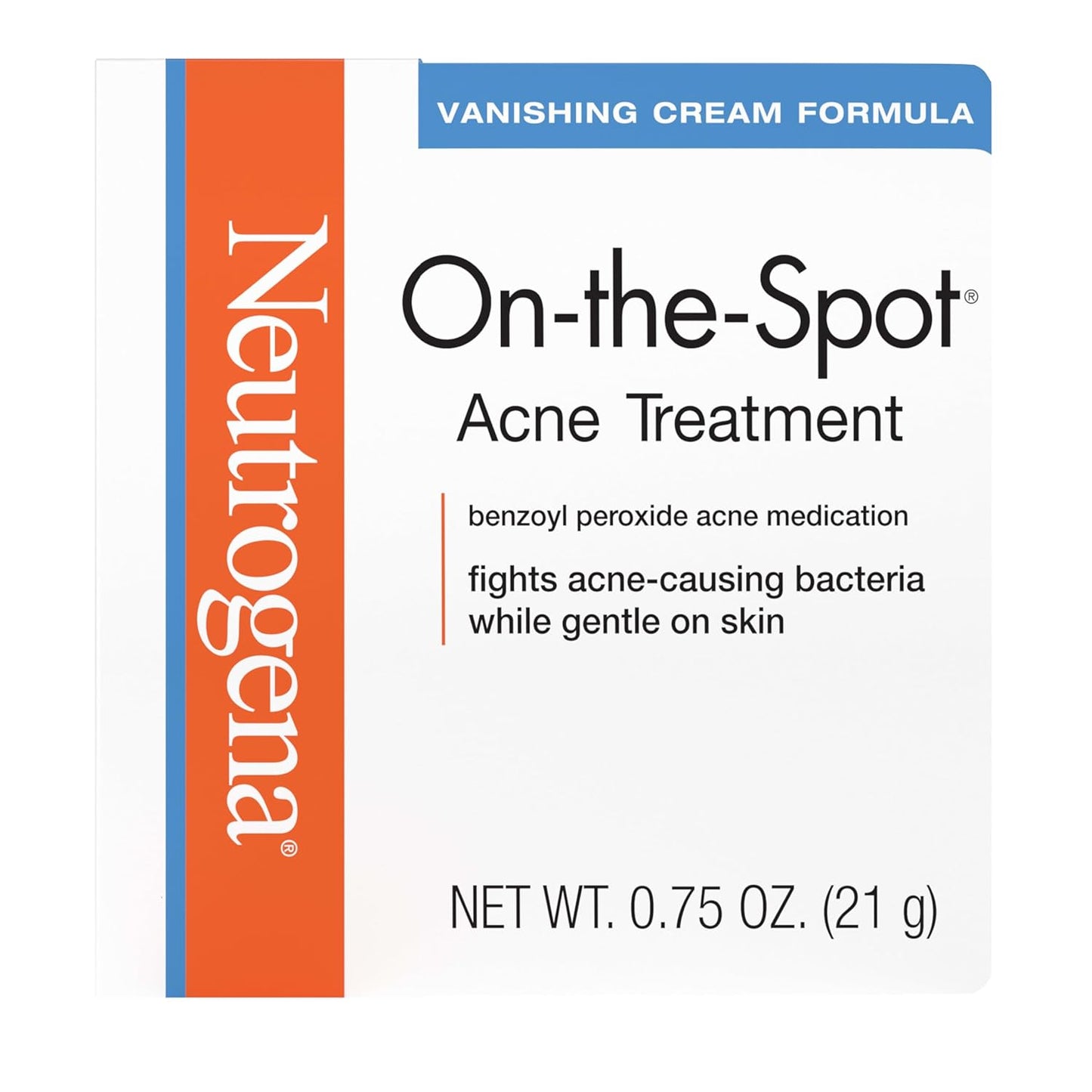 2.5% benzoyl peroxide active ingredient, the lowest effective clinical concentration
