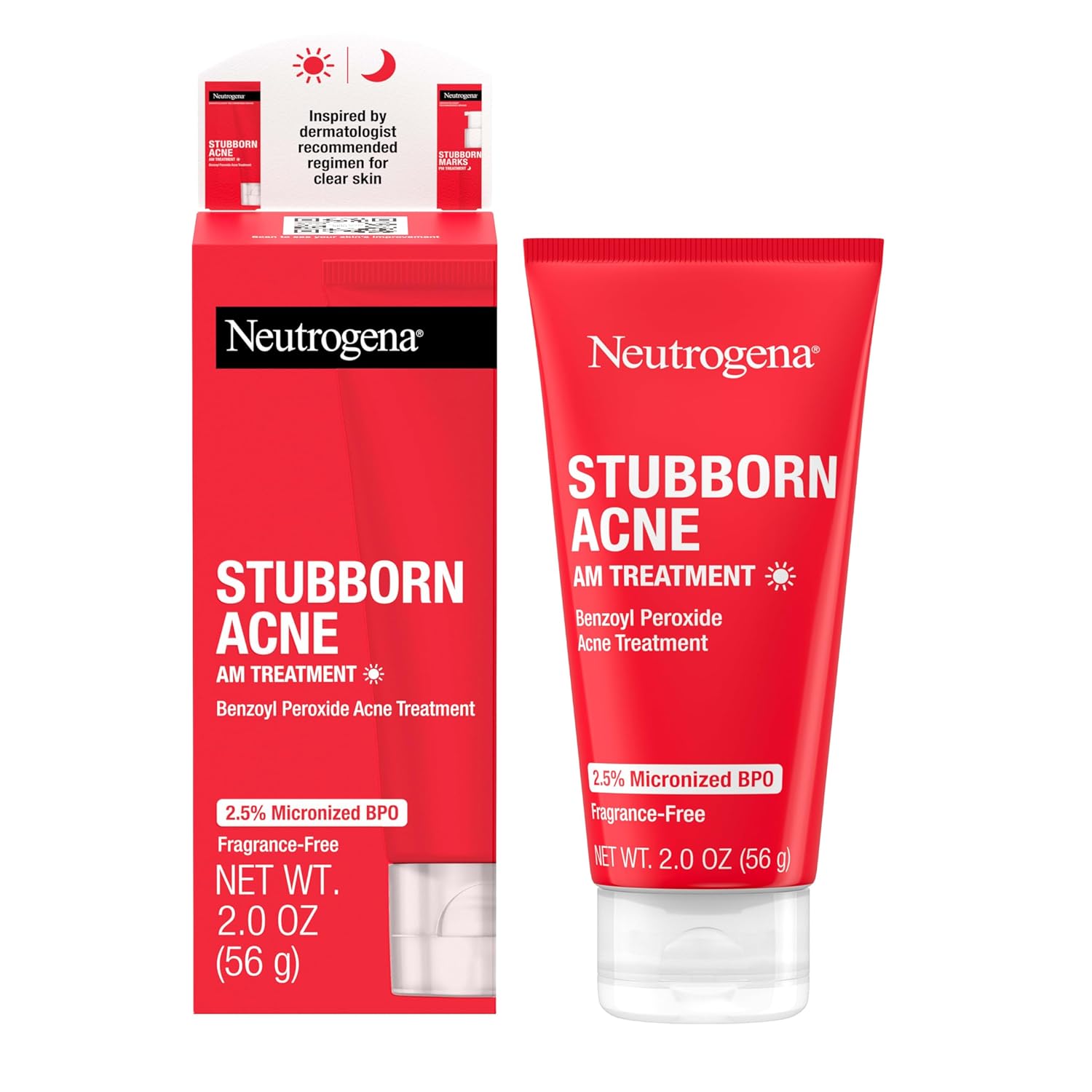 2.5% micronized benzoyl peroxide active ingredient for deep pore penetration