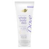 Dove Whole Body Deo Cream – Sensitive Skin Self-Care Ritual with Coconut Vanilla, 72h Odor Control