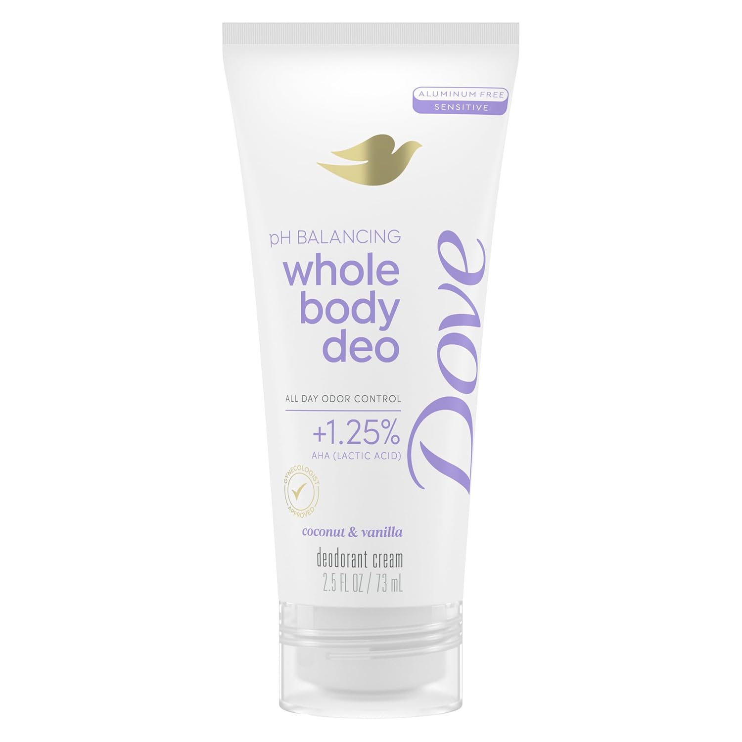 2.5 oz cream format with mess-free direct application that goes on invisible and clear