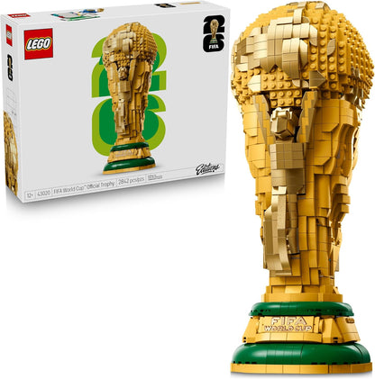 2,842-piece detailed replica of the official fifa world cup trophy