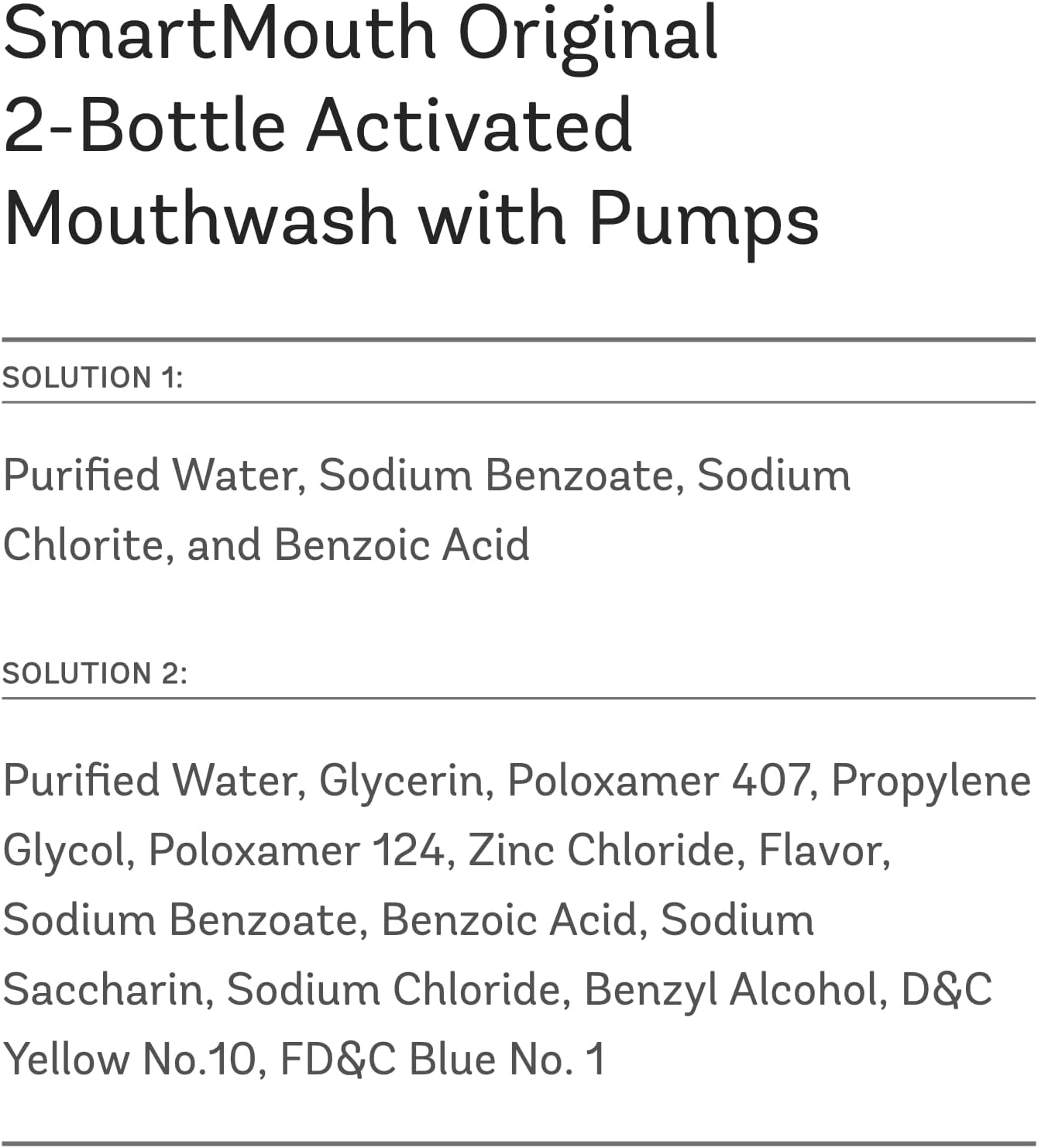 2-bottle system (16 fl oz each) with included pumps for precise dispensing