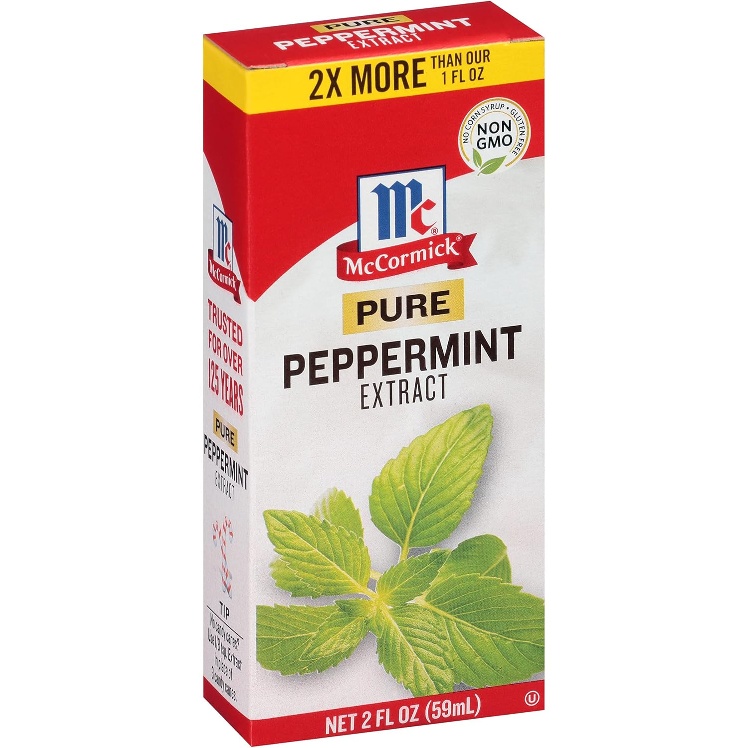 2 fl oz bottle offering double the volume of the standard 1 oz size