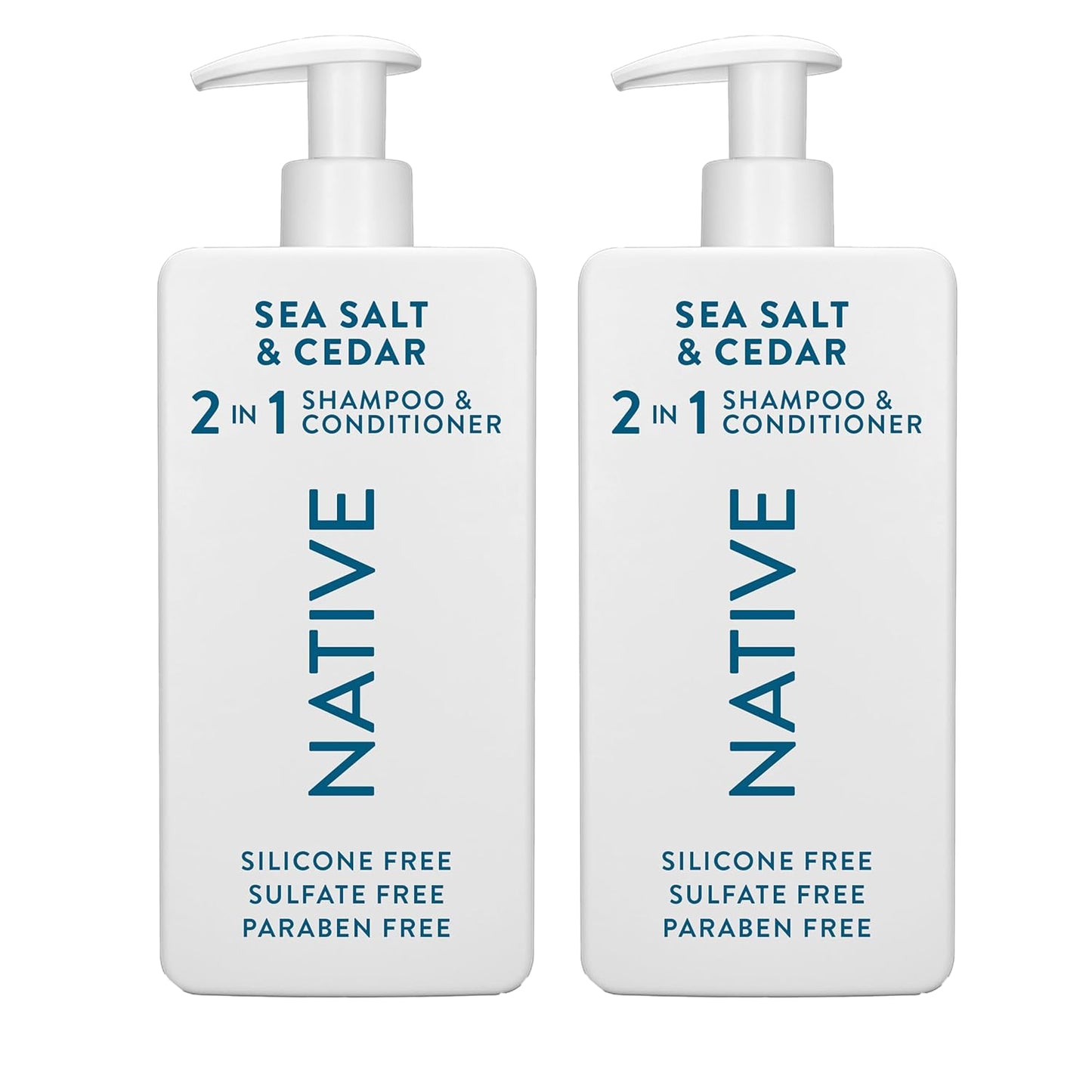2-in-1 shampoo and conditioner formula that rinses in a single step