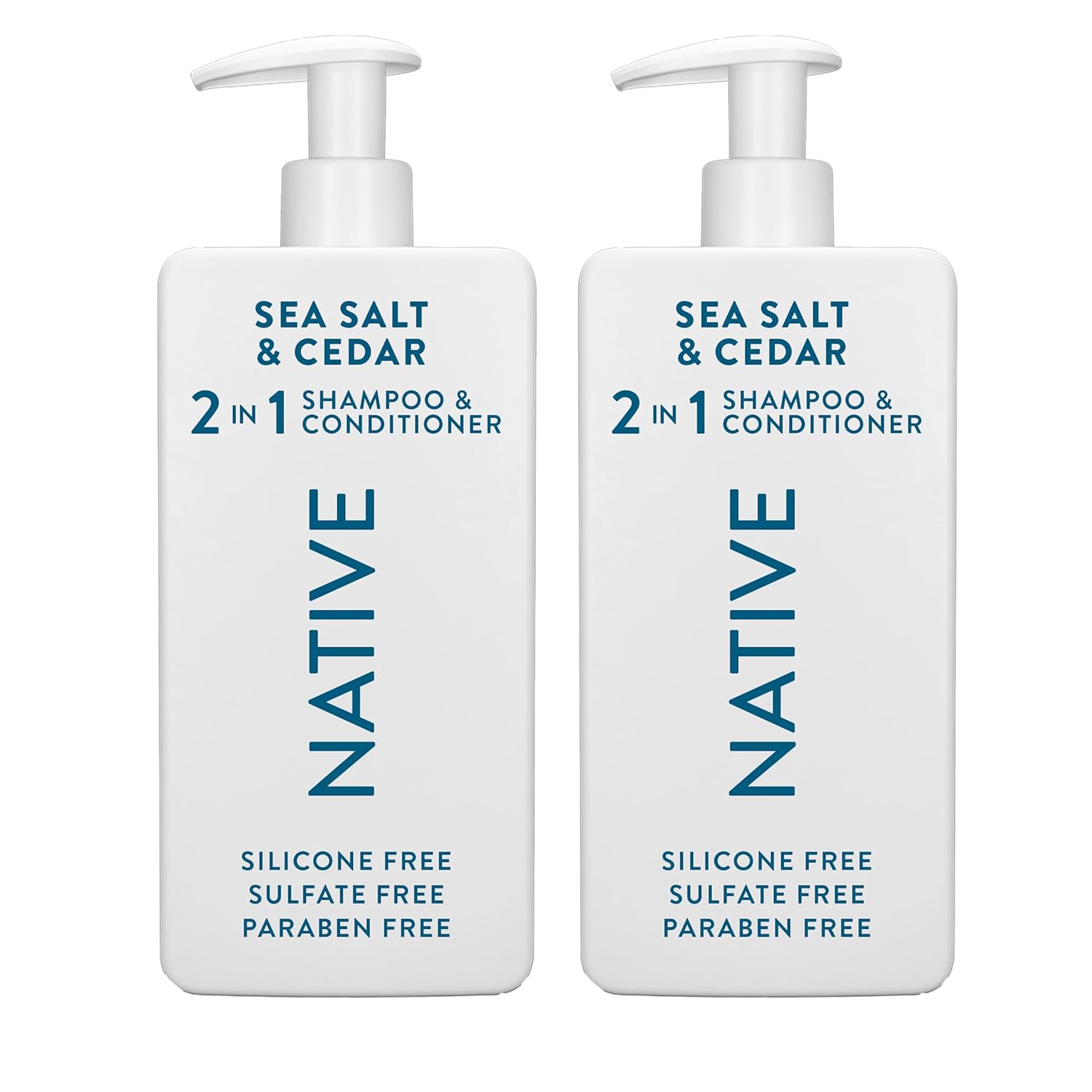 2-in-1 shampoo and conditioner formula that rinses in a single step