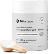 Dirty Labs Aestival Dishwasher Detergent and Rinse Booster – Plant-Based Kitchen Wellness Essential for Mindful Family Dining