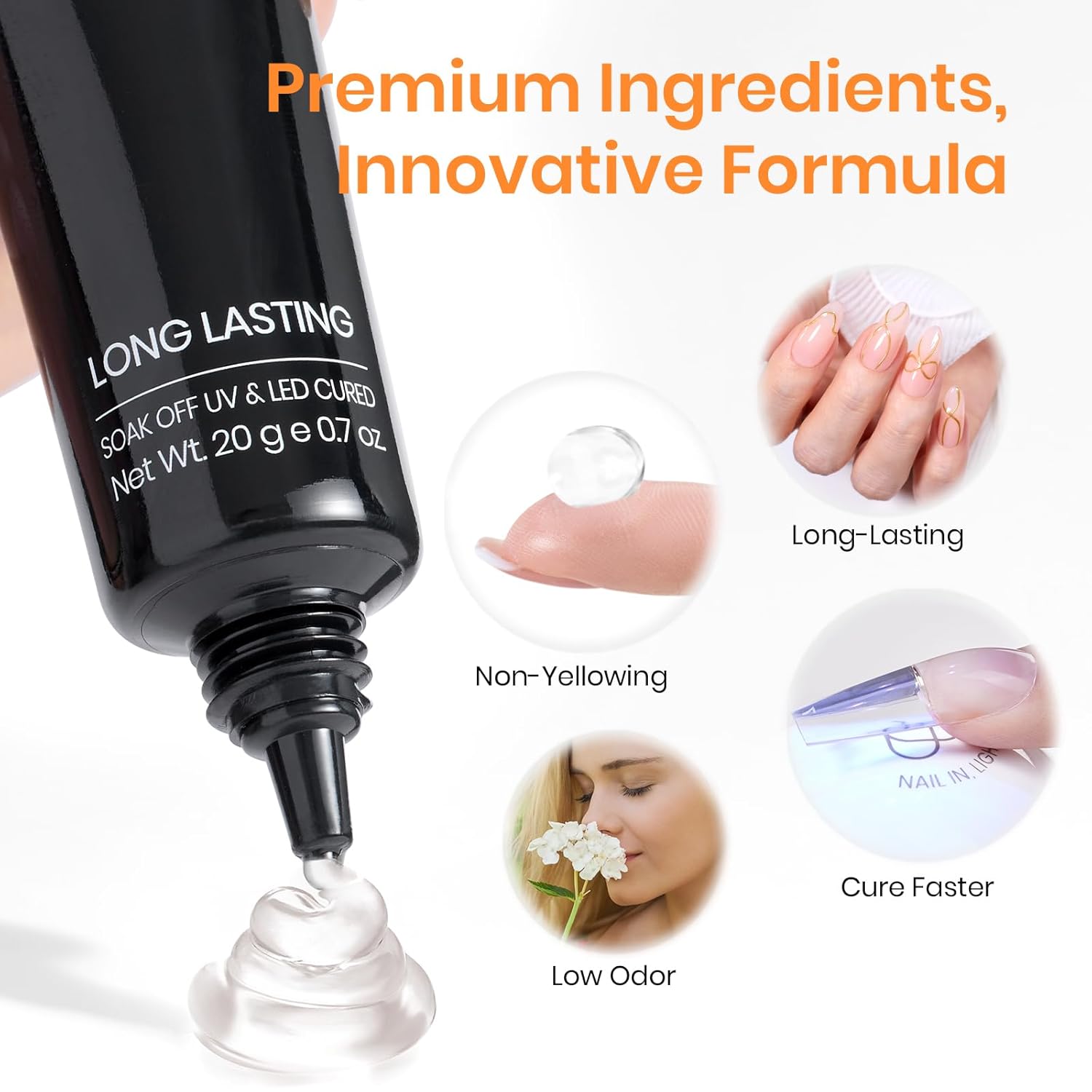 2-piece 20g packaging totaling 40g of product per set