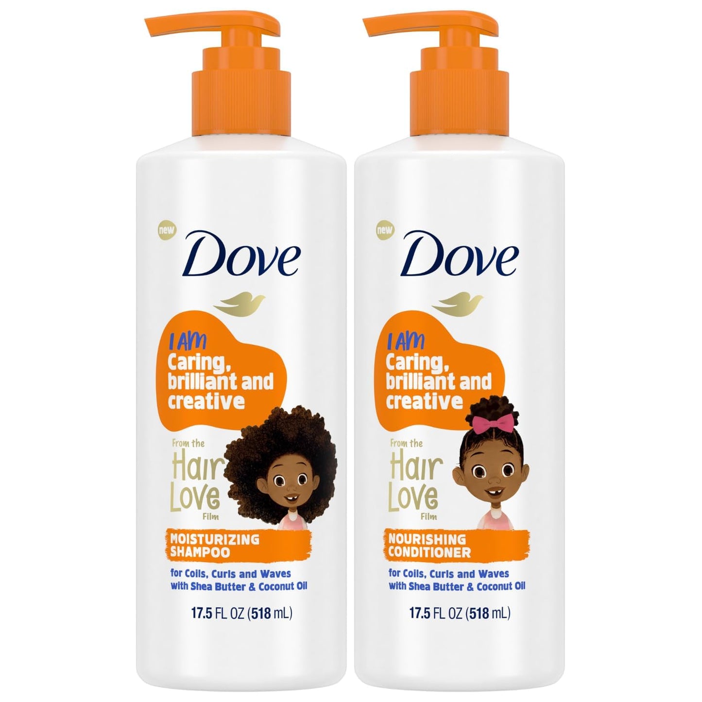 2-piece shampoo and conditioner set (17.5 oz each) plus pack of 2 and pack of 4 quantity variants totaling 37.5 fl oz per unit