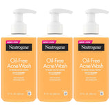 Neutrogena Oil-Free Acne Wash – Daily Self-Care Cleanser for Breakout-Prone Skin, Salicylic Acid Facial Wash for Mindful Routines