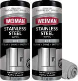 Weiman Stainless Steel Cleaner & Polish Kit – Modern Kitchen Appliance Care for Showroom-Style Living Spaces