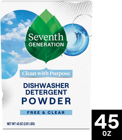 2 x 45 oz dishwasher powder detergent packs