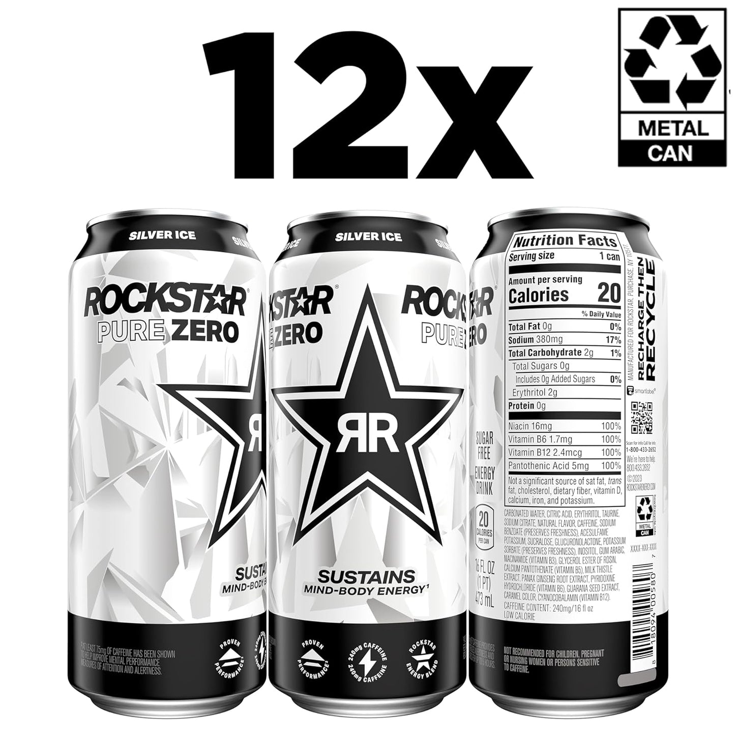20 calories per can for low-calorie daily consumption