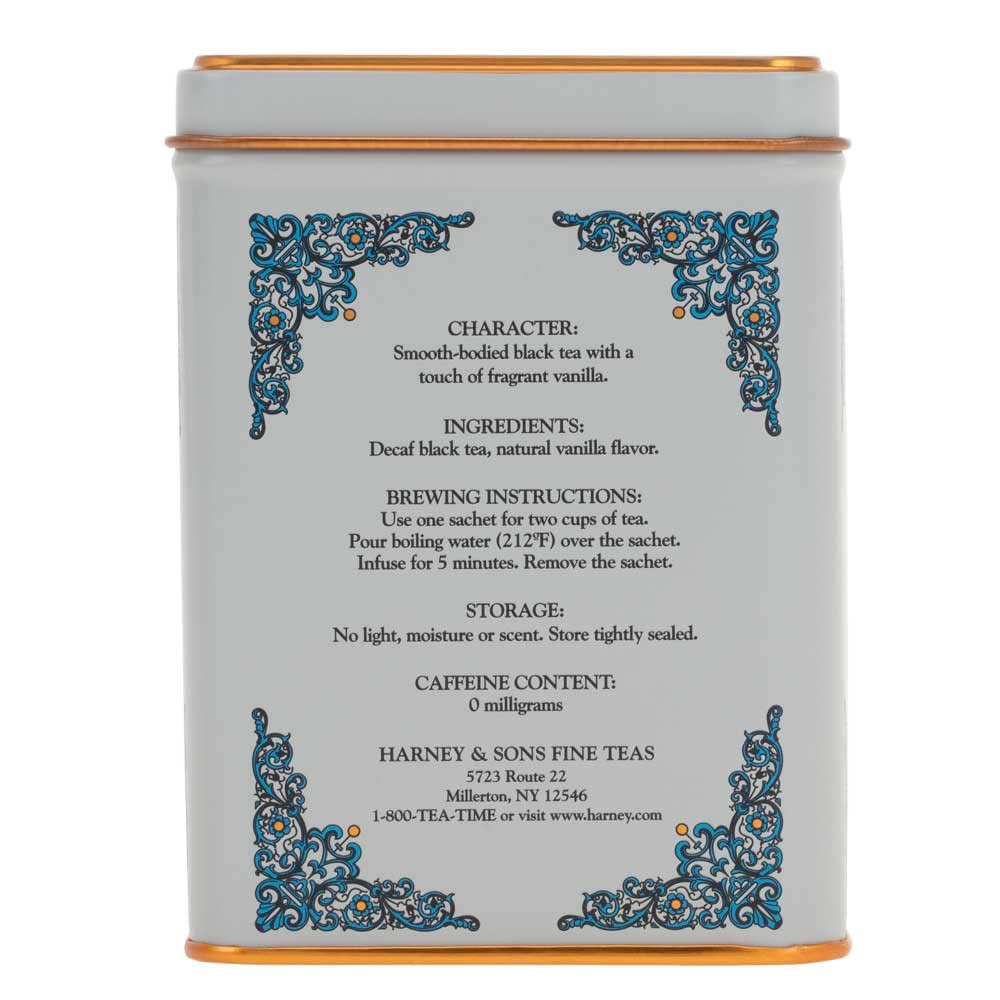 20 individual tea sachets per tin, each brewing a 12 oz cup