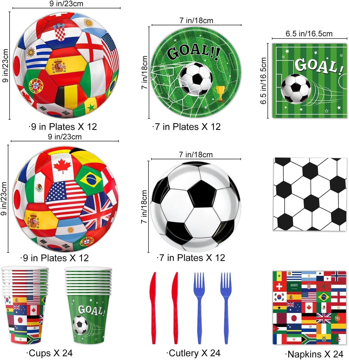 20 natural latex balloons compatible with both air and helium inflation