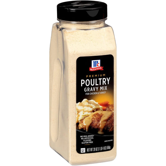 20 oz canister (1.12 lb regular / 1.25 lb premium) sized for family use