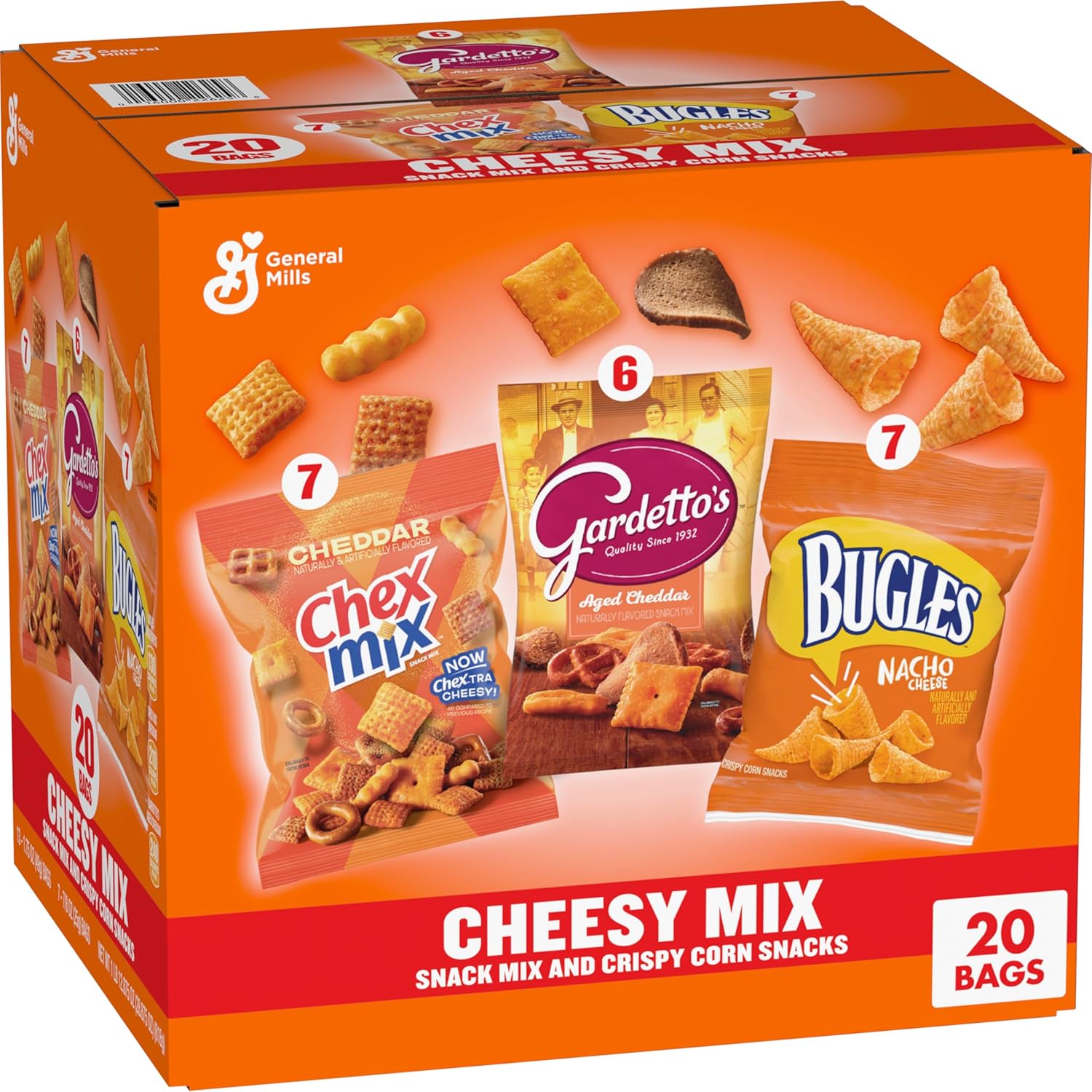 20 single-serve bags for built-in portion control