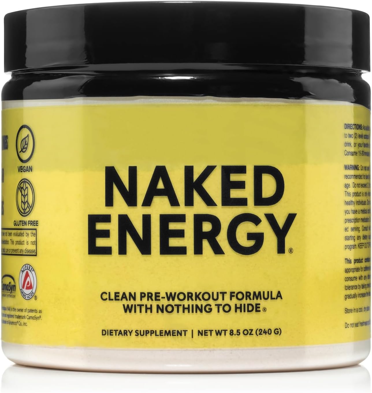 200mg caffeine derived from unroasted coffee beans