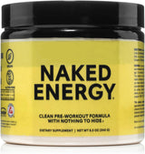 Naked Energy Pure Pre Workout Powder - Clean Mindful Recovery Ritual for Wellness Focused Athletes, NSF Certified Vegan Formula